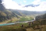 Trail beim Alpencross